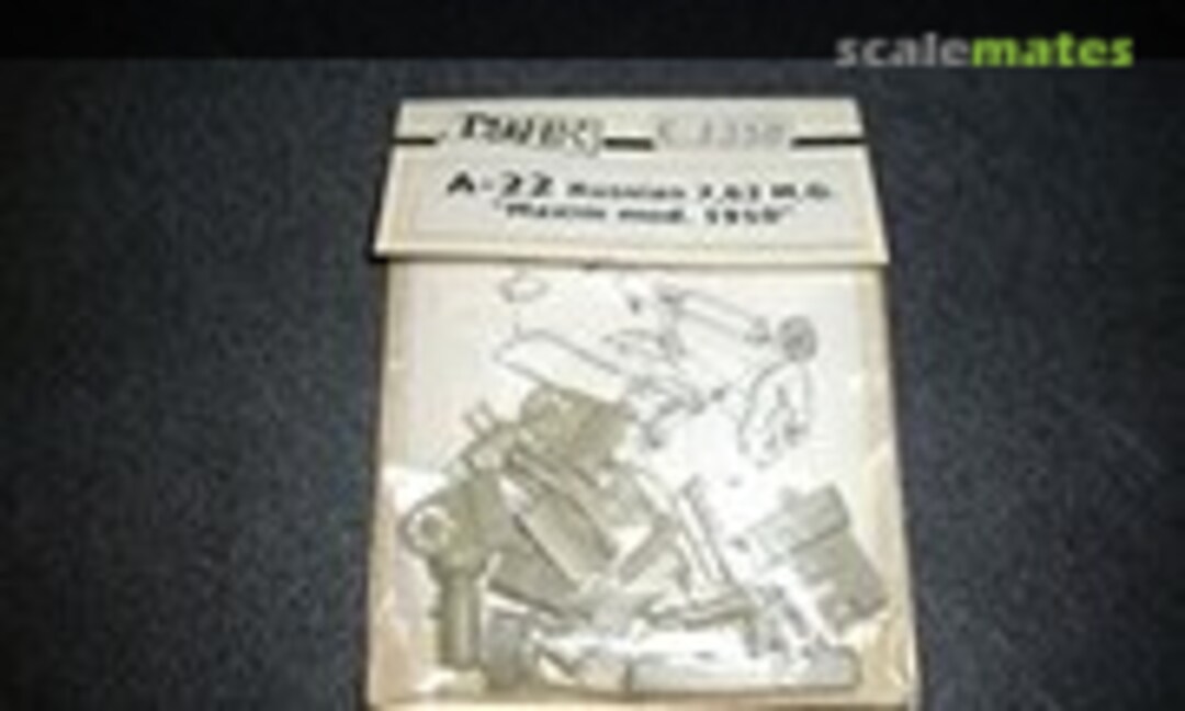1:35 Russian 7,62 MG; Maxim Model 1910 (Tank TA022) TA022
