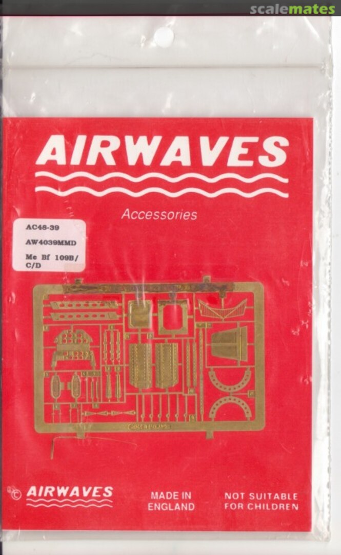 Boxart Messerschmitt Bf-109B/C/D 4839 Airwaves Boxart Messerschmitt Bf-109B/C/D 4839 Airwaves