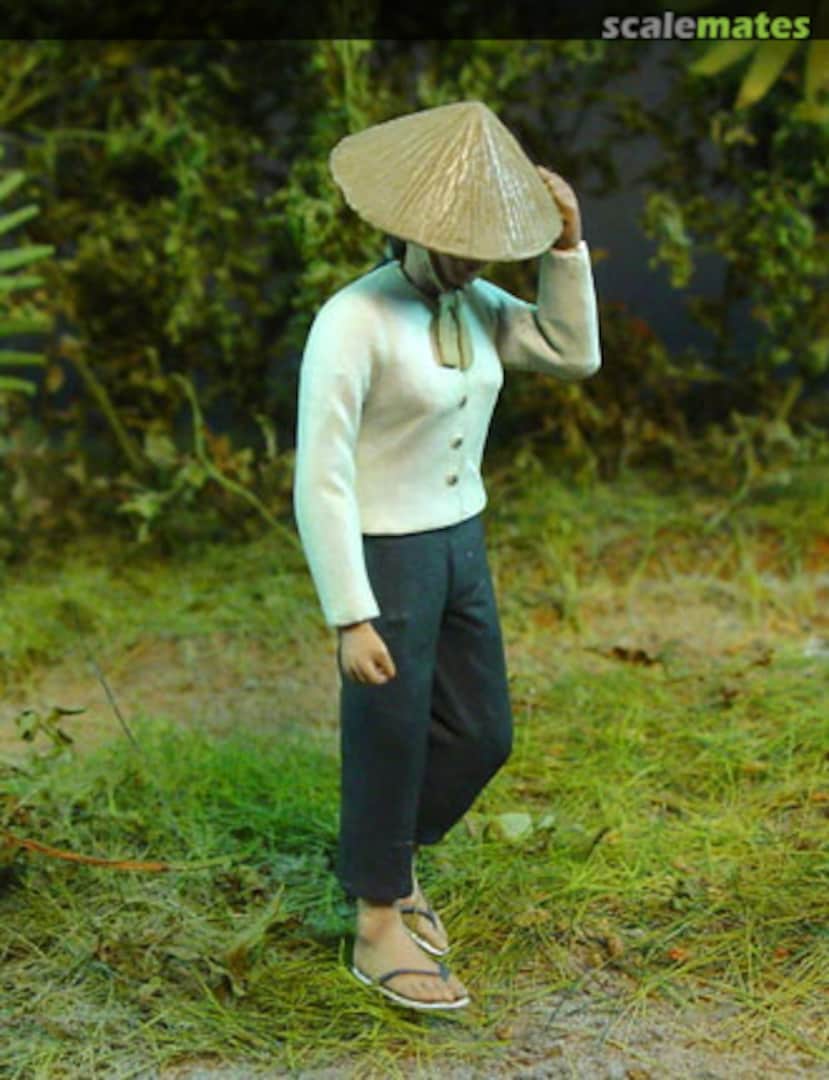 Boxart Vietnamese Woman walking CS35021 Callsign Models Boxart Vietnamese Woman walking CS35021 Callsign Models