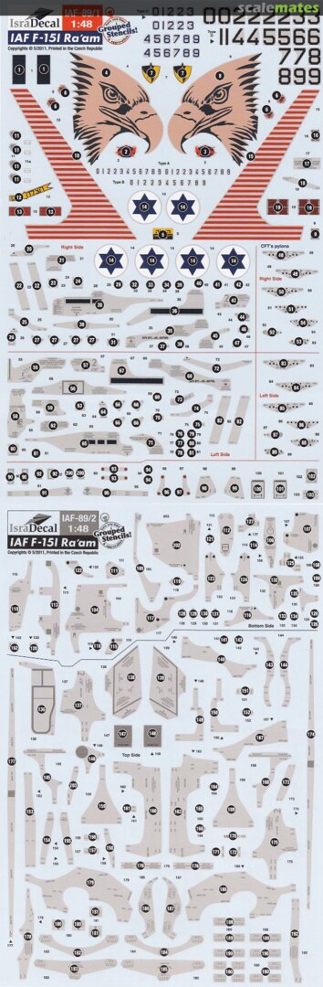 Boxart IAF F-15I Ra'am IAF-89 IsraDecal Studio Boxart IAF F-15I Ra'am IAF-89 IsraDecal Studio