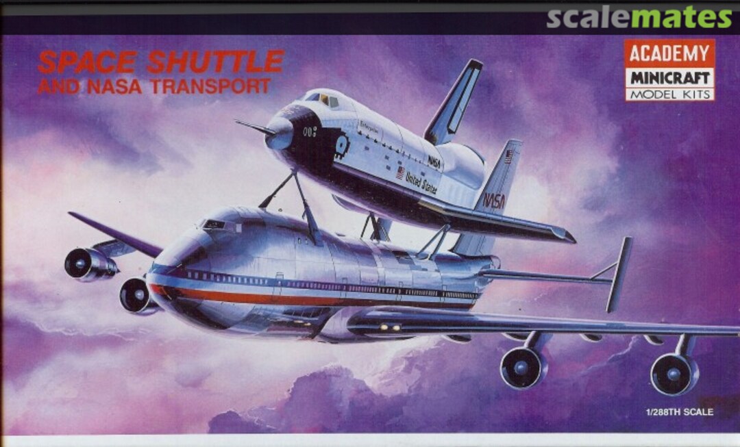 Boxart Space Shuttle and NASA Transport 1640 Academy/Minicraft