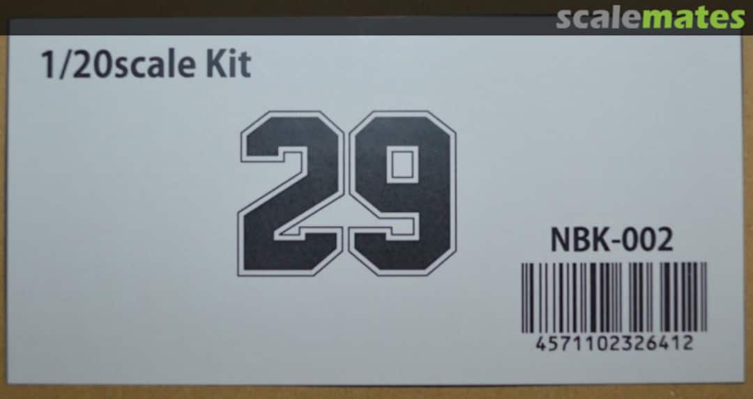 Boxart Dallara DW12 NBK-002 Model Factory Hiro Boxart Dallara DW12 NBK-002 Model Factory Hiro