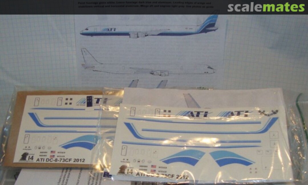 Boxart DC-8-73 ATI PD14 Pointerdog Decals Boxart DC-8-73 ATI PD14 Pointerdog Decals