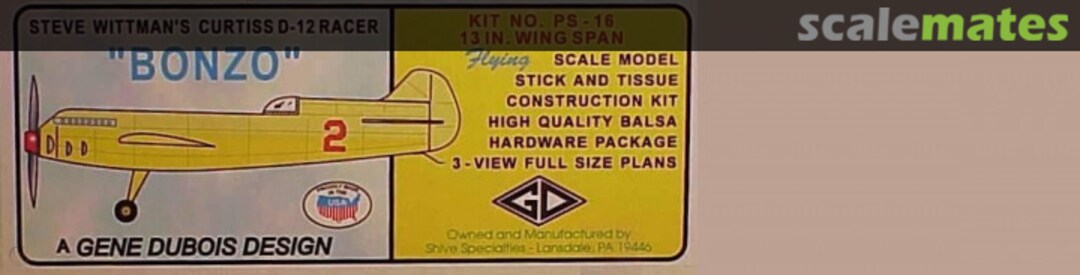 Boxart Bonzo PS-16 Shive Specialties Boxart Bonzo PS-16 Shive Specialties