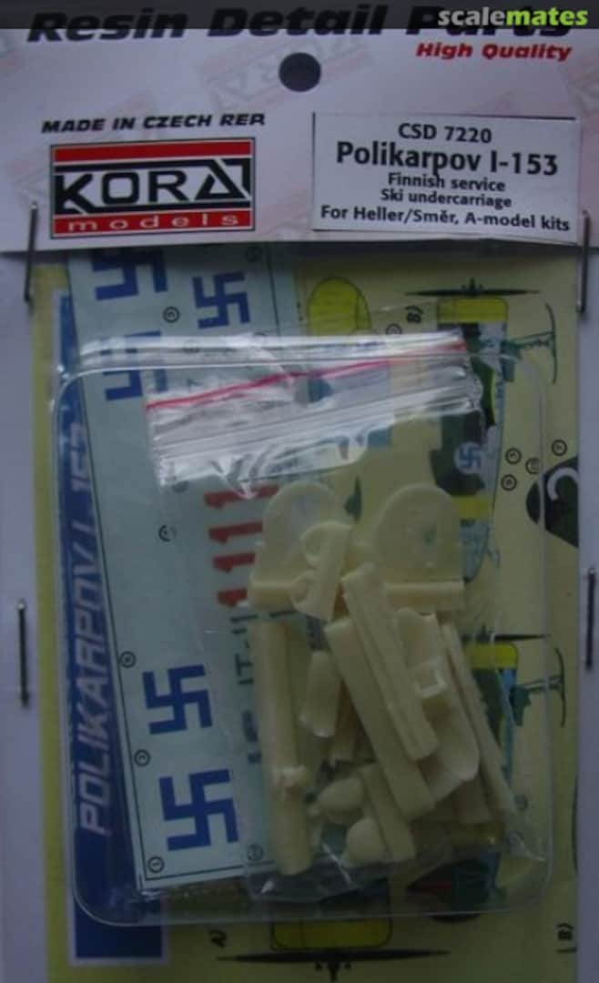 Boxart Polikarpov I-153 Finnish Service Ski Undercarriage CSD7220 Kora Models Boxart Polikarpov I-153 Finnish Service Ski Undercarriage CSD7220 Kora Models