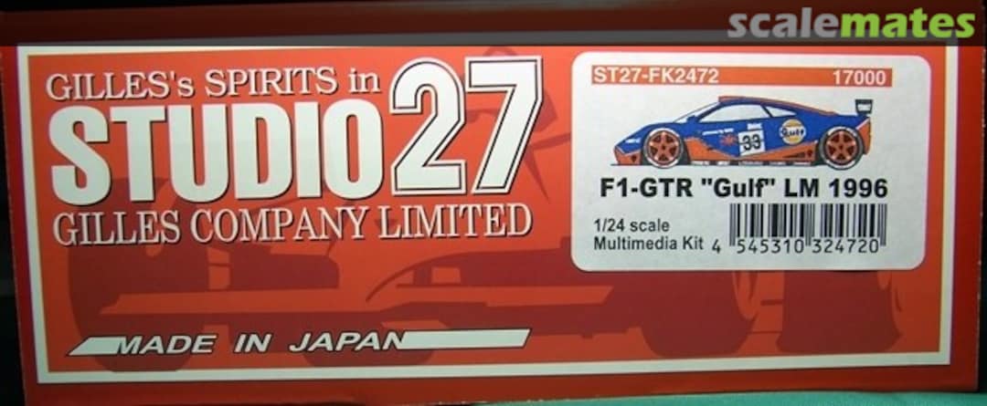Boxart Mclaren F1 GT-R ST27-FK2472 Studio27