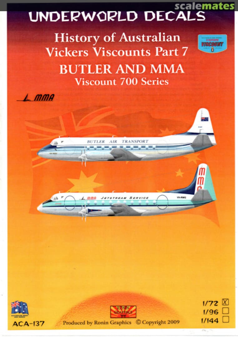 Boxart BUTLER AND MMA ACA-137-72 Underworld Decals Boxart BUTLER AND MMA ACA-137-72 Underworld Decals
