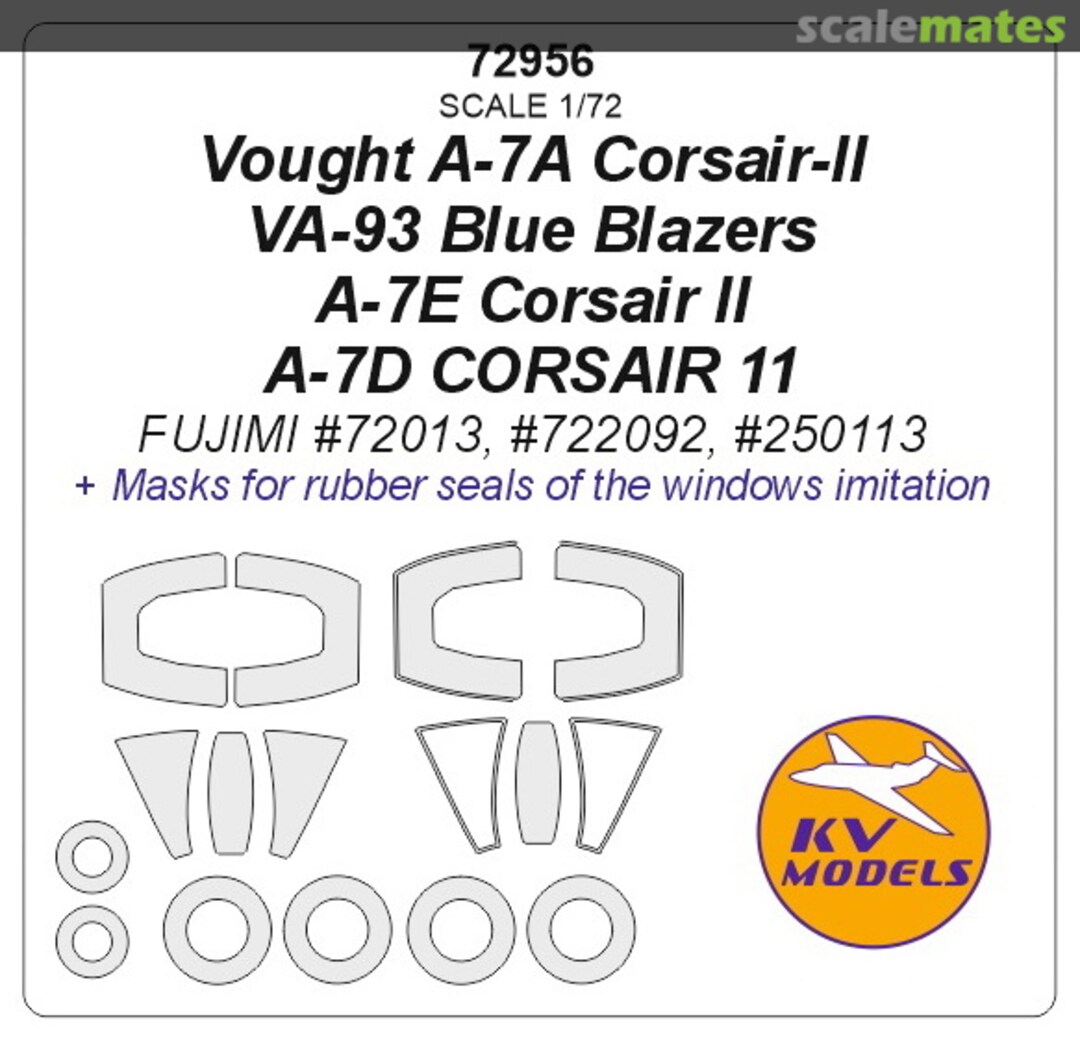 Boxart Vought A-7 Corsair II 72956 KV Models Boxart Vought A-7 Corsair II 72956 KV Models