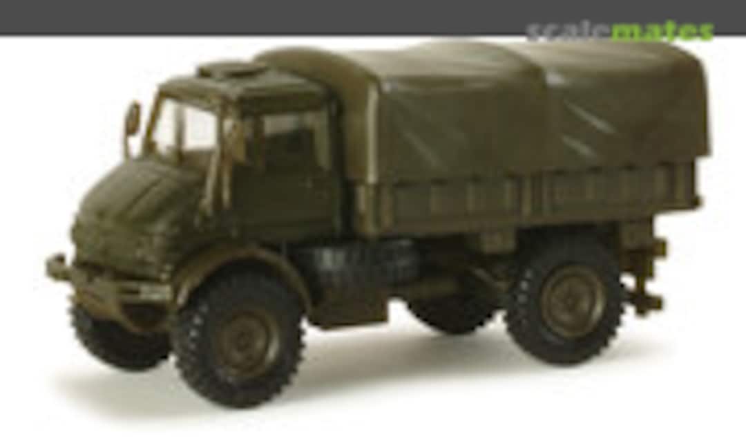 1:87 Unimog U 416 Pritsche / Plane Bw (Herpa 743099)