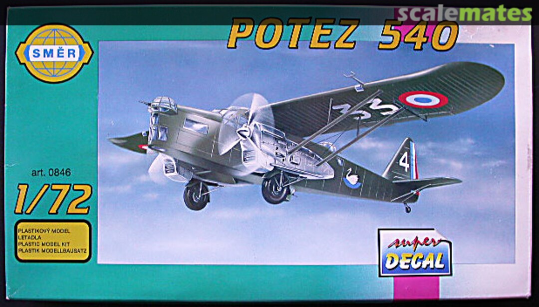 Boxart Potez 540 0846 Směr Boxart Potez 540 0846 Směr