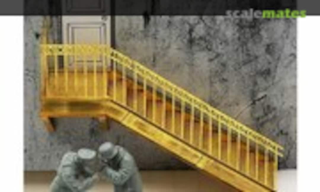 1:35 Factory Steel Stairs (Yan Model PE-35009) PE-35009