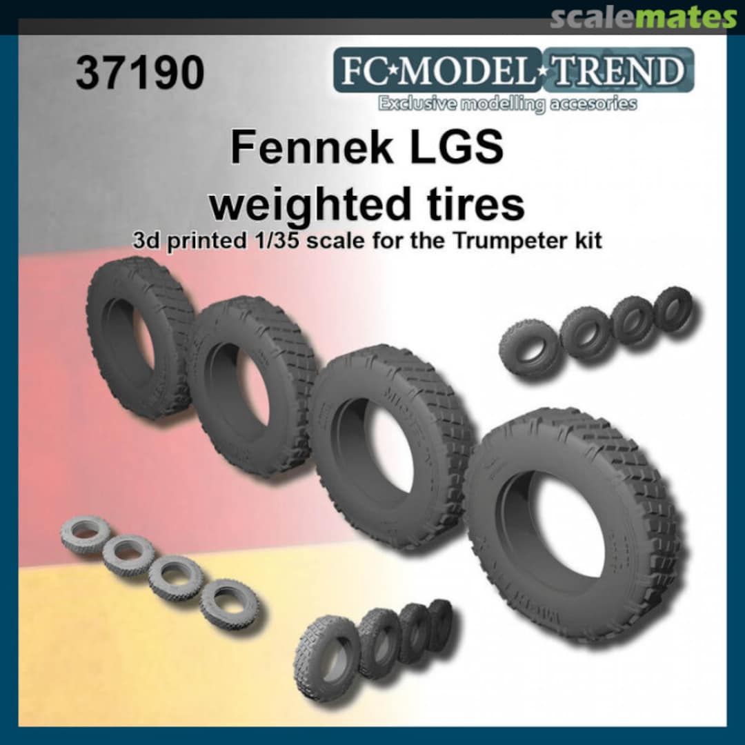 Boxart Fennek LGS weighted tires 37190 FC Model Trend Boxart Fennek LGS weighted tires 37190 FC Model Trend