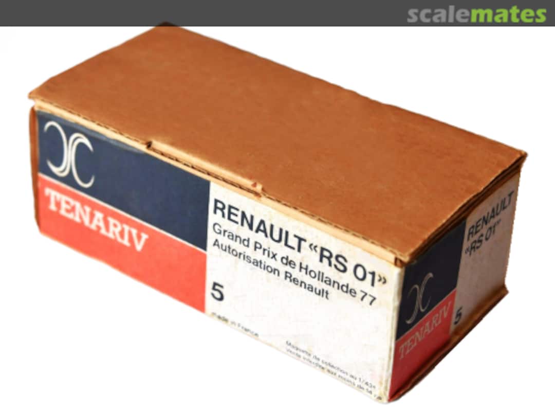 Boxart Renault "RS01" 5 X-Tenariv Boxart Renault "RS01" 5 X-Tenariv