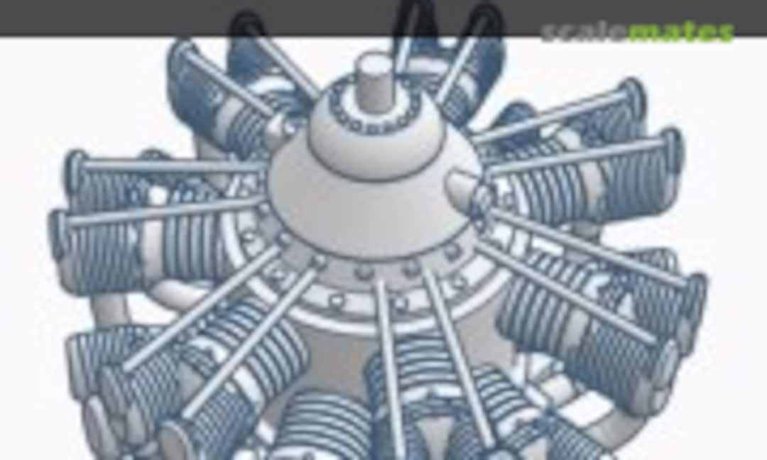 1:40 Fiat CR. 42 FALCO engine (Armour Models (Slovakia) 40DS001) 40DS001