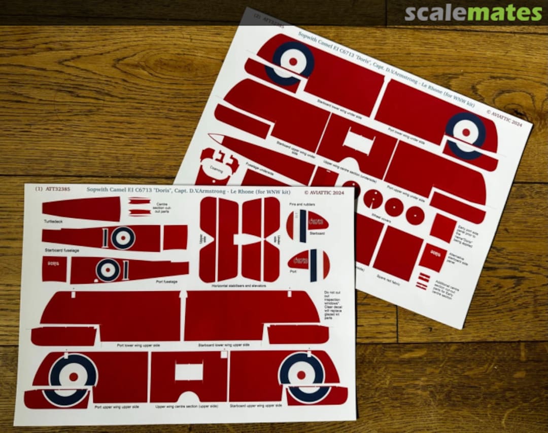 Boxart Sopwith Camel F.I C6713 Capt. D.V. Armstrong - le Rhone engine ATT32385 Aviattic Boxart Sopwith Camel F.I C6713 Capt. D.V. Armstrong - le Rhone engine ATT32385 Aviattic