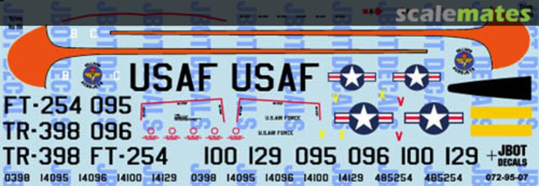 Boxart Acrojets (T-33, Williams AFB) 072-95-07 JBOT Decals Boxart Acrojets (T-33, Williams AFB) 072-95-07 JBOT Decals