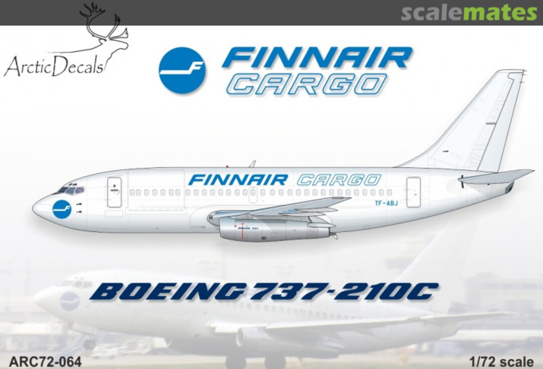 Boxart Boeing 737-200C Finnair Cargo ARC72-064 Arctic Decals Boxart Boeing 737-200C Finnair Cargo ARC72-064 Arctic Decals