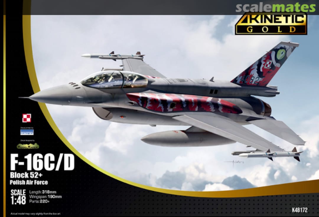 Boxart F-16C/D Block 52+ K48172 Kinetic