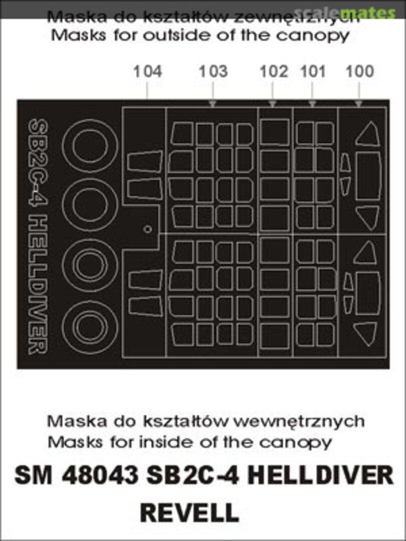 Boxart Curtiss SB2C-4 Helldiver SM48043 Montex Boxart Curtiss SB2C-4 Helldiver SM48043 Montex