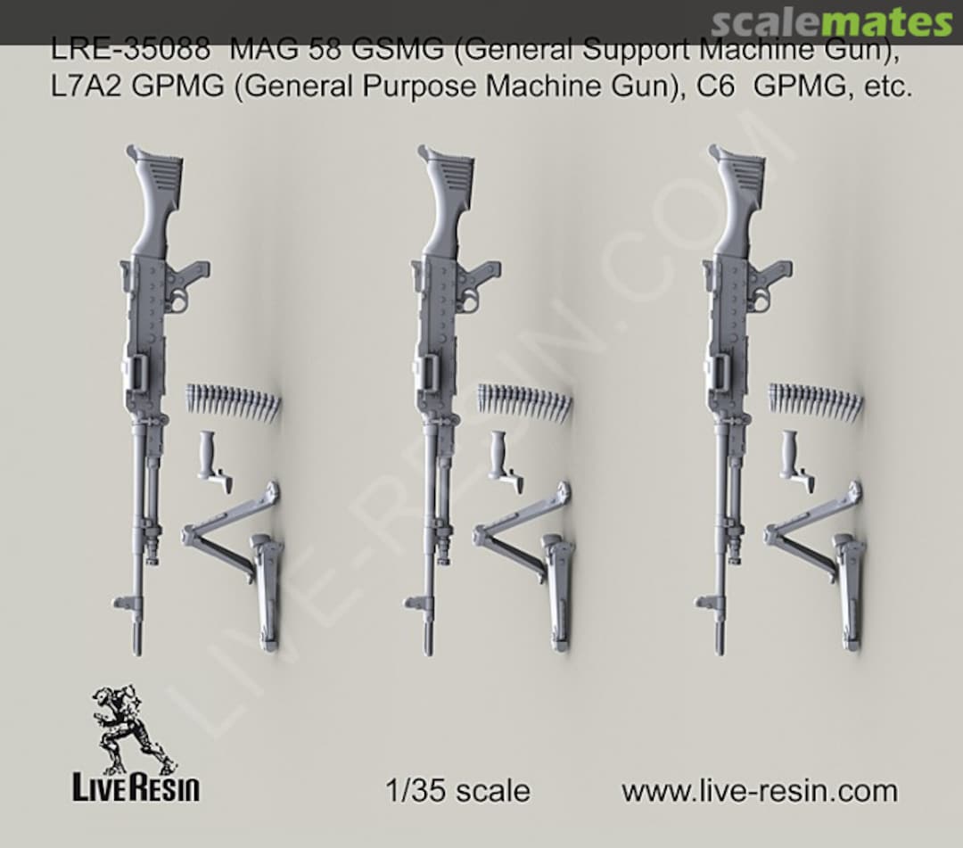 Boxart MAG 58 GSMG (General Support Machine Gun), L7A2 GPMG LRE-35088 Live Resin Boxart MAG 58 GSMG (General Support Machine Gun), L7A2 GPMG LRE-35088 Live Resin