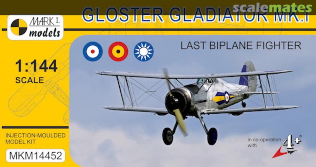 Boxart Gloster Gladiator Mk.I MKM14452 Mark I Models