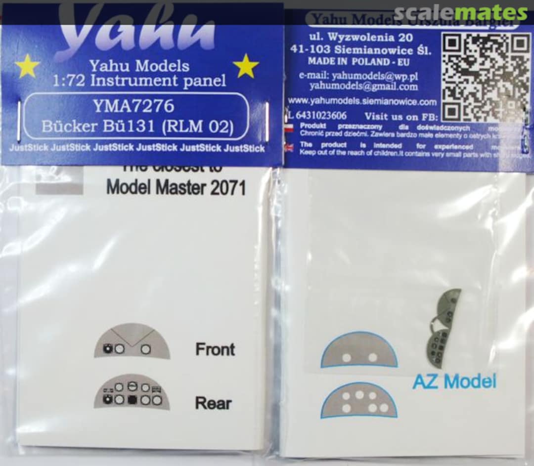 Boxart Bücker Bü 131 (RLM 02) YMA7276 Yahu Models