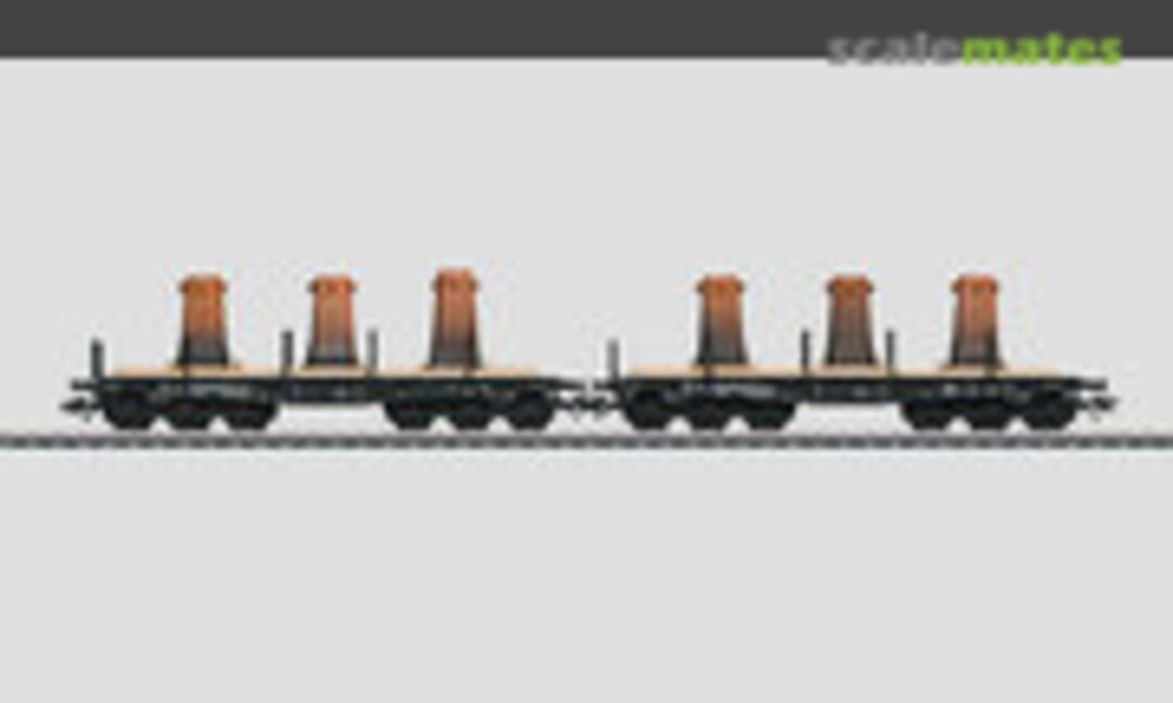 Heavy Duty flat 2-car set (L) (Märklin 48685)