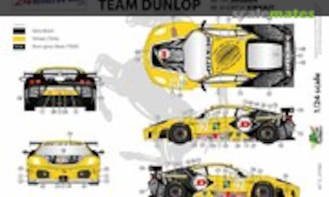 1:24 Ferrari F430 GTC #2408 "DUNLOP" (FFSMC Productions C 24-022) C 24-022