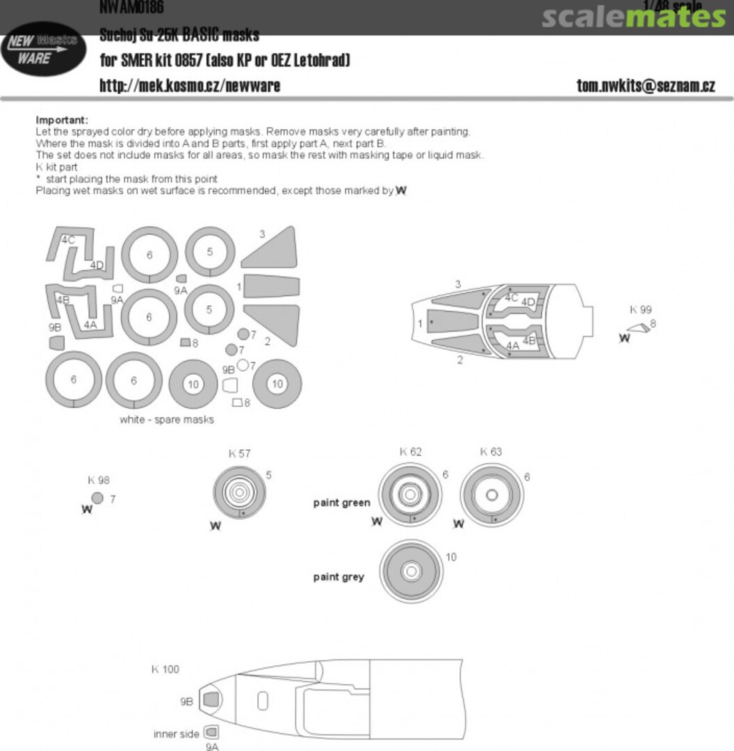 Boxart Sukhoi Su-25K BASIC NWAM186 New Ware Boxart Sukhoi Su-25K BASIC NWAM186 New Ware
