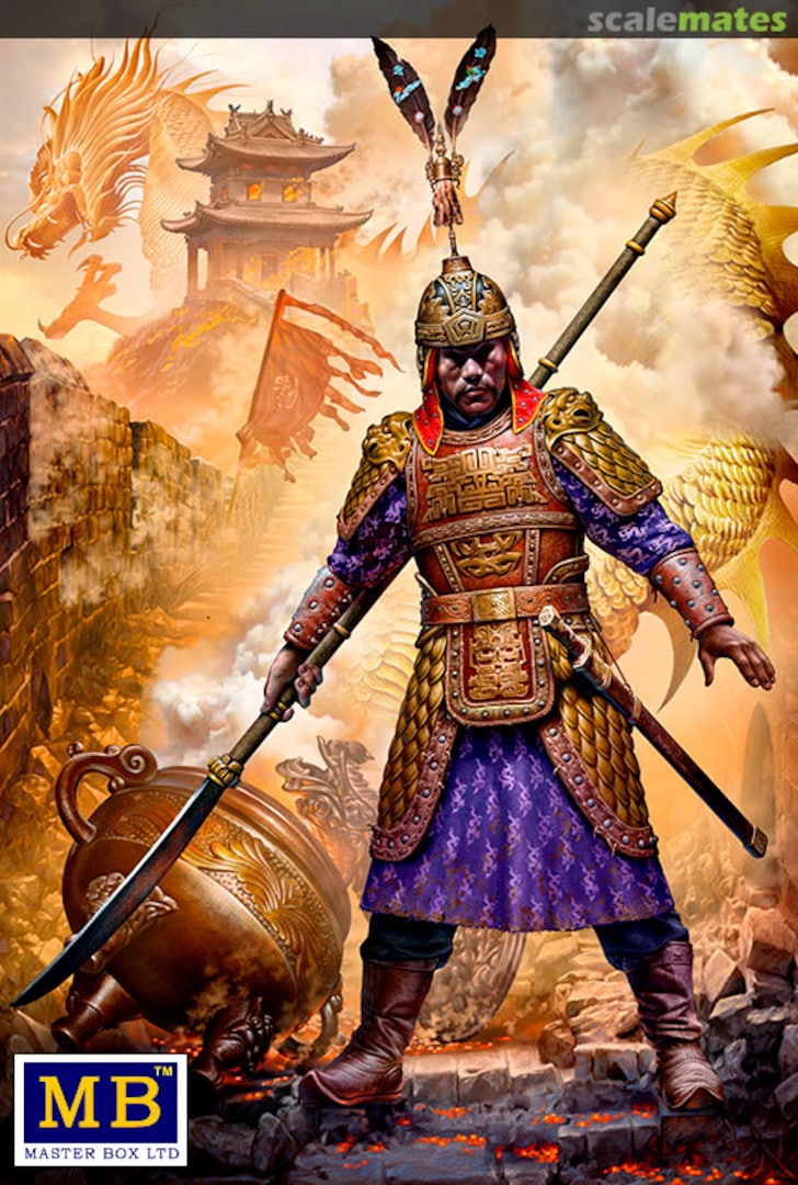 Boxart Zhu Yuanzhang, the founding emperor of China's Ming dynasty MB24059 Master Box Boxart Zhu Yuanzhang, the founding emperor of China's Ming dynasty MB24059 Master Box