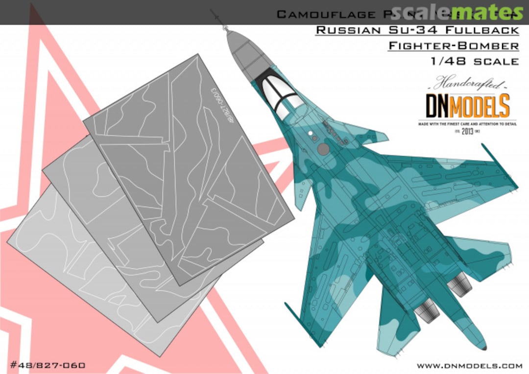 Boxart Su-34 Fullback Fighter-Bomber 48/827-060 DN Models Boxart Su-34 Fullback Fighter-Bomber 48/827-060 DN Models