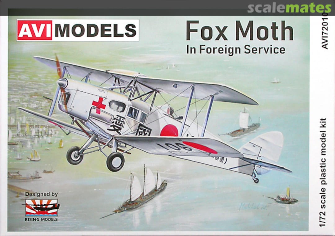 Boxart Fox Moth AVI72010 AVI Models Boxart Fox Moth AVI72010 AVI Models
