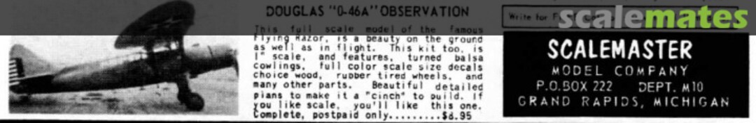 Boxart Douglas O-46A Observation SM-103 Scalemaster