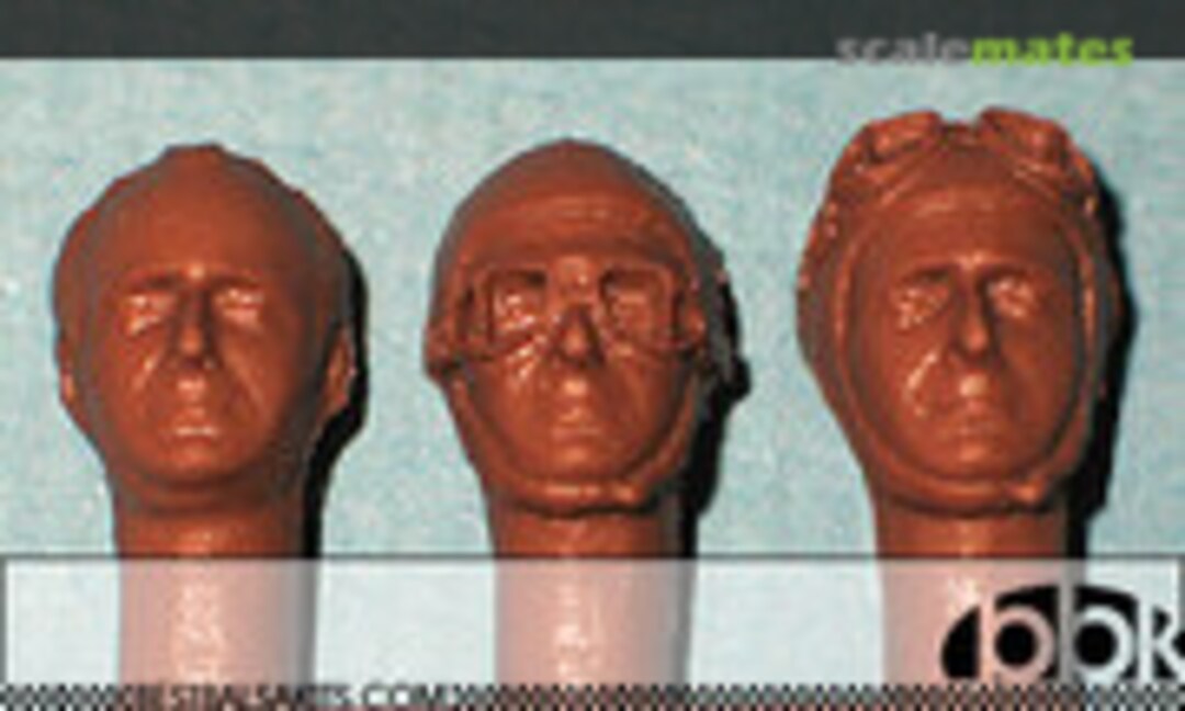 1:24 FANGIO EARLY CARREER HEADS 3pc (Immense Miniatures F-025-024)