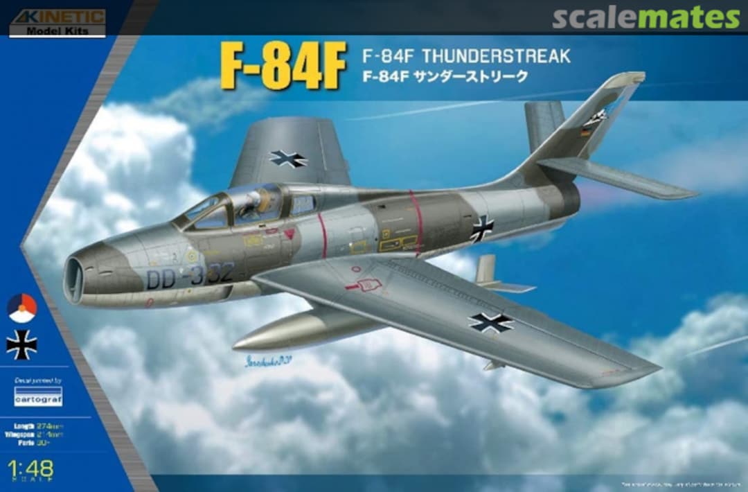 Boxart F-84F Thunderstreak K48068 Kinetic Boxart F-84F Thunderstreak K48068 Kinetic
