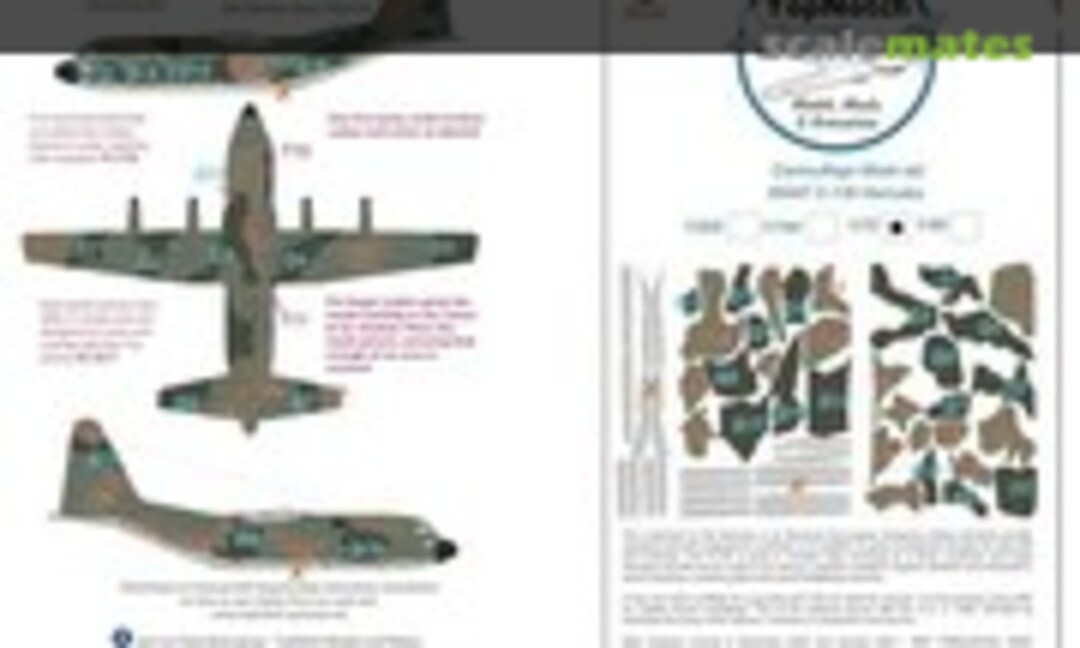 1:72 Lockheed C-130H Hercules - RAAF Vinyl Masks Set (SMS M189) M189