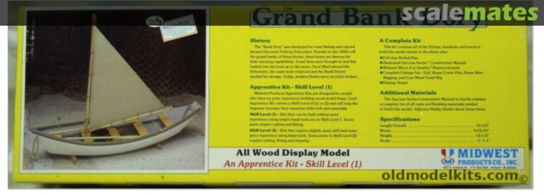 Boxart Grand Bank Dory 966 Midwest Products Boxart Grand Bank Dory 966 Midwest Products