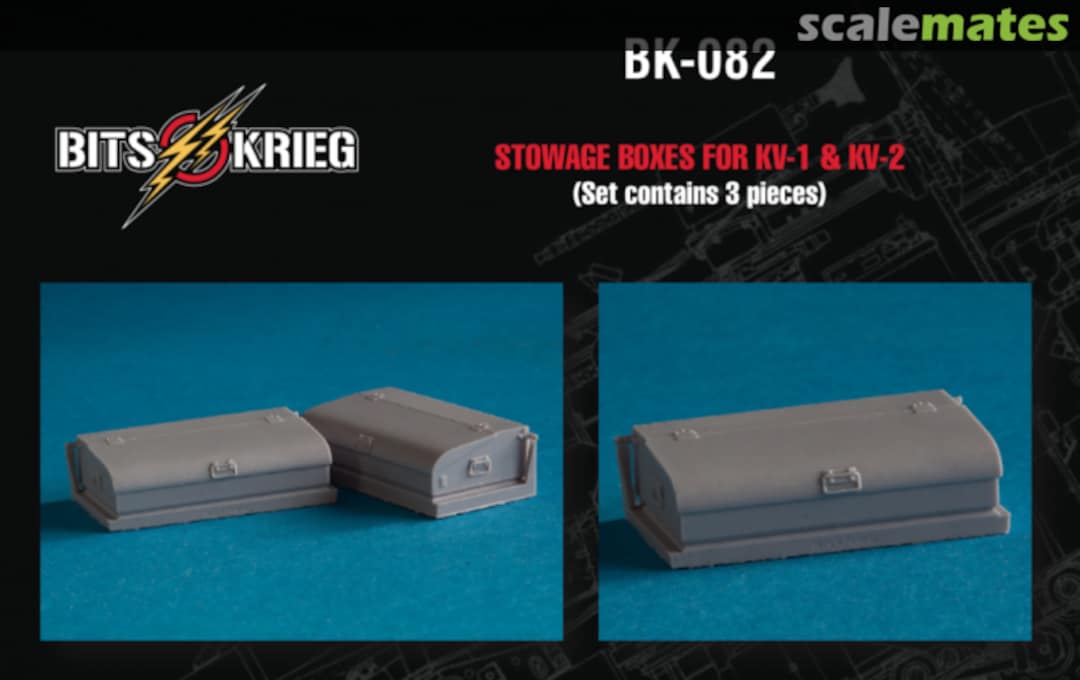Boxart Stowage Boxes for KV-1 & KV-2 (3 pcs) BK-082 BitsKrieg Boxart Stowage Boxes for KV-1 & KV-2 (3 pcs) BK-082 BitsKrieg
