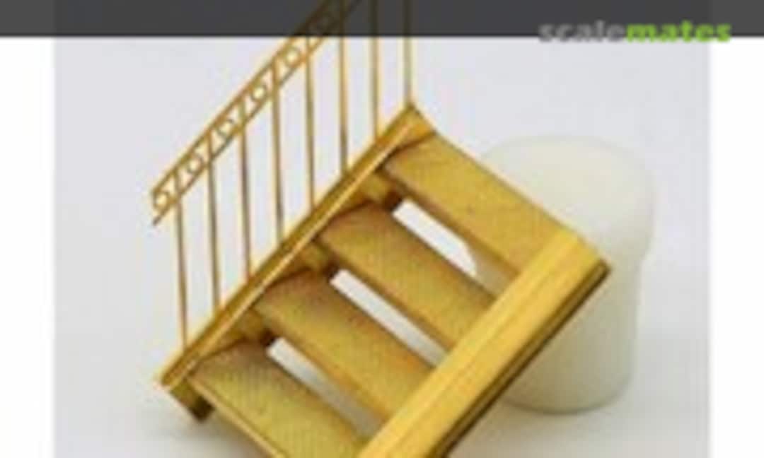 1:35 Factory Steel Stairs (Extension components) (Yan Model PE-35009B) PE-35009B