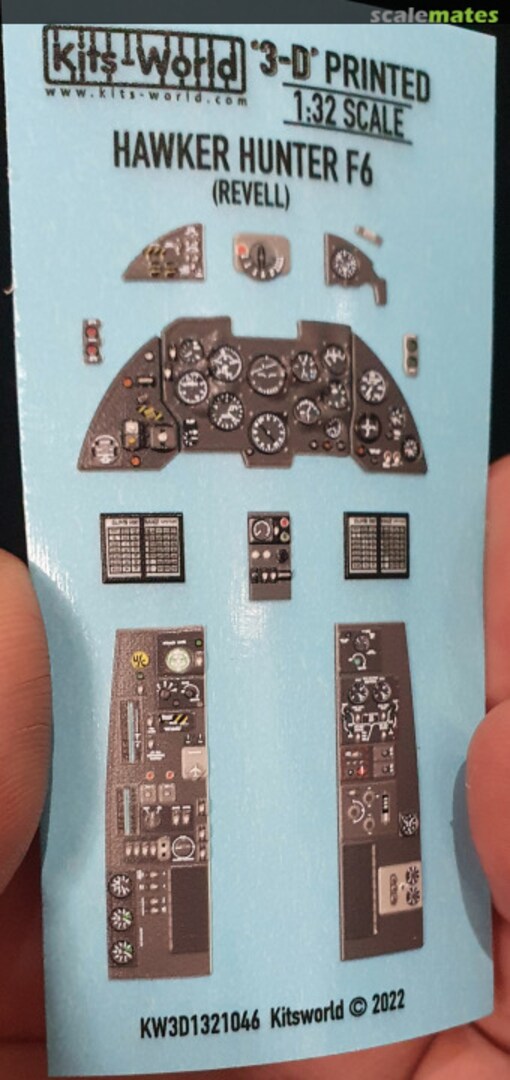 Boxart Hawker Hunter F.6 KW3D1321046 Kits-World Boxart Hawker Hunter F.6 KW3D1321046 Kits-World