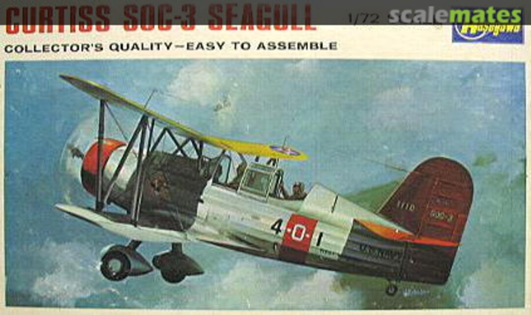 Boxart Curtiss SOC-3 Seagull JS-057 Minicraft Hasegawa