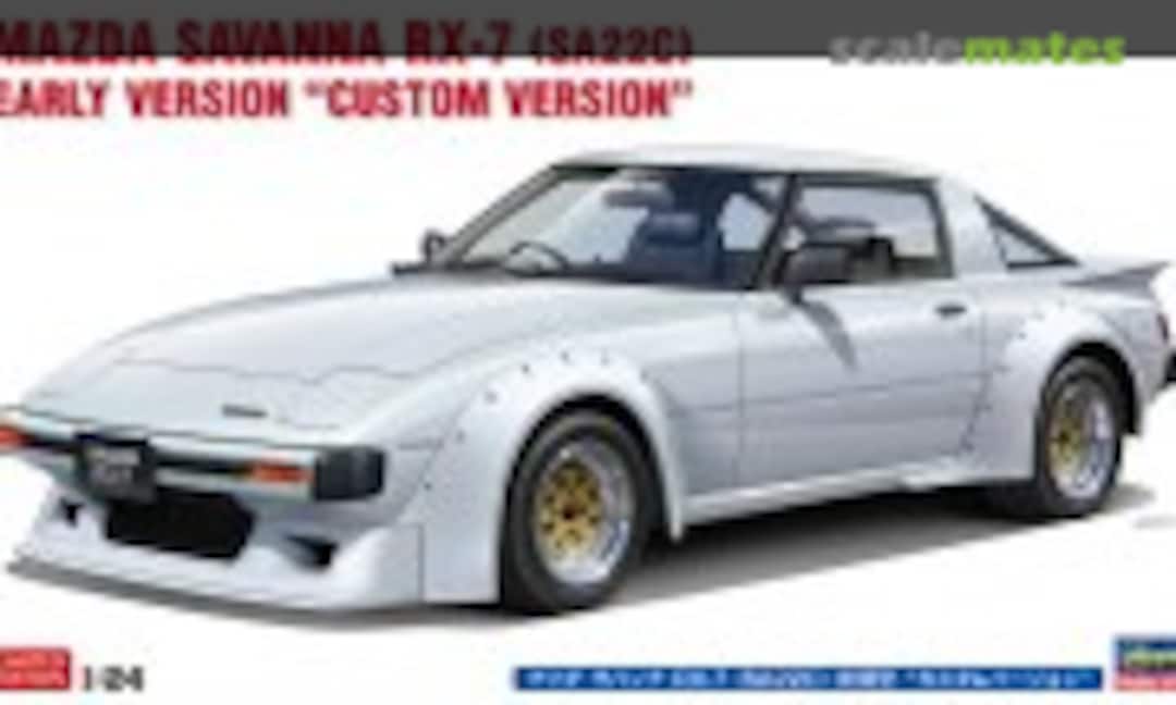 1:24 Mazda Savanna RX-7 (SA22C) Early Version "Custom Version" (Hasegawa 20760) 20760