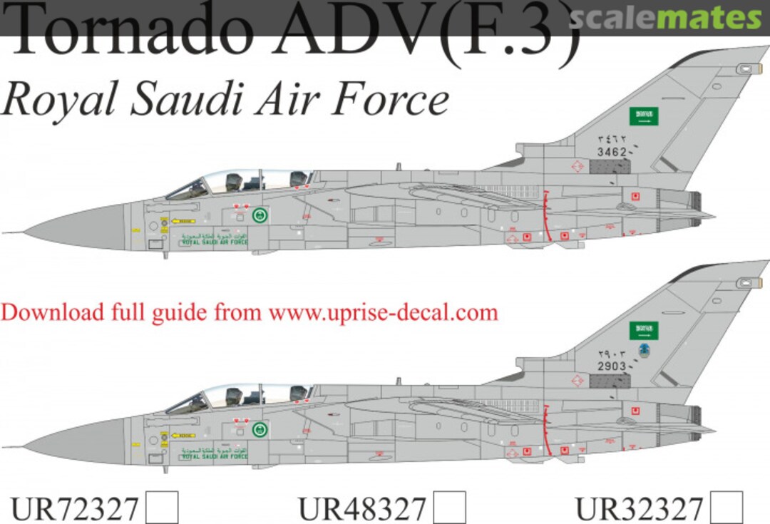 Boxart Tornado ADV Saudi with stencils UR32327 UpRise Decal Boxart Tornado ADV Saudi with stencils UR32327 UpRise Decal