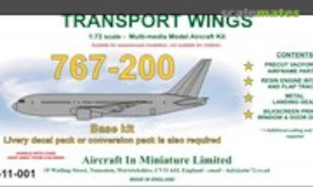 1:72 Boeing 767-200 (Aircraft In Miniature Ltd TW72-11-001)