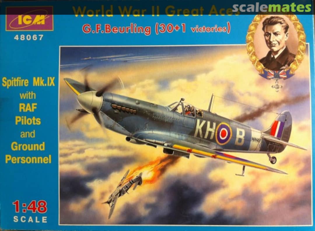 Boxart Spitfire Mk.IX 48067 ICM Boxart Spitfire Mk.IX 48067 ICM
