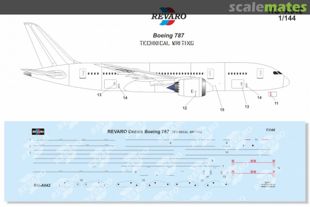 Boxart Boeing 787 Technical Writing RG-A042 Revaro Boxart Boeing 787 Technical Writing RG-A042 Revaro