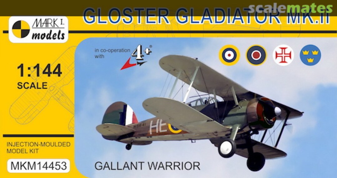 Boxart Gloster Gladiator Mk.II MKM14453 Mark I Models