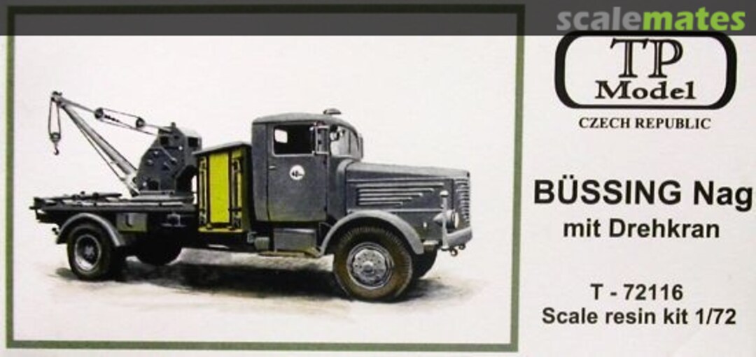 Boxart Büssing Nag 500A 4x4 T-72116 TP Model Boxart Büssing Nag 500A 4x4 T-72116 TP Model