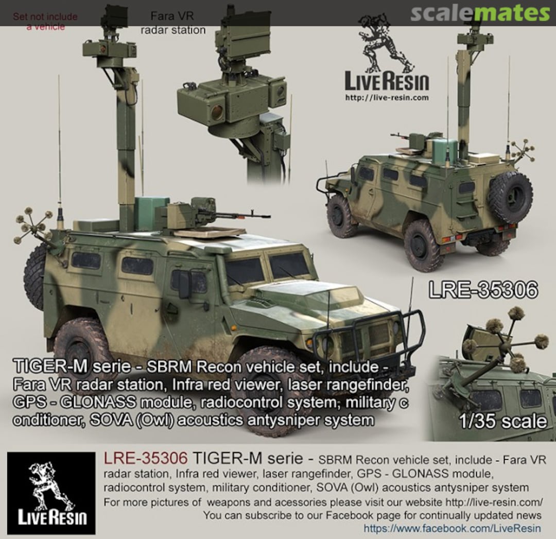 Boxart SBRM Recon vehicle set LRE-35306 Live Resin Boxart SBRM Recon vehicle set LRE-35306 Live Resin