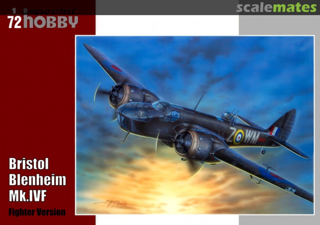 Boxart Bristol Blenheim Mk.IVF Fighter Version SH72063 Special Hobby Boxart Bristol Blenheim Mk.IVF Fighter Version SH72063 Special Hobby